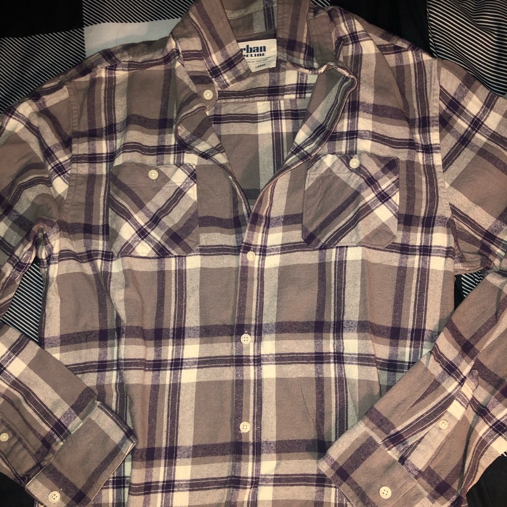 Urban pipeline Plaid Flannel